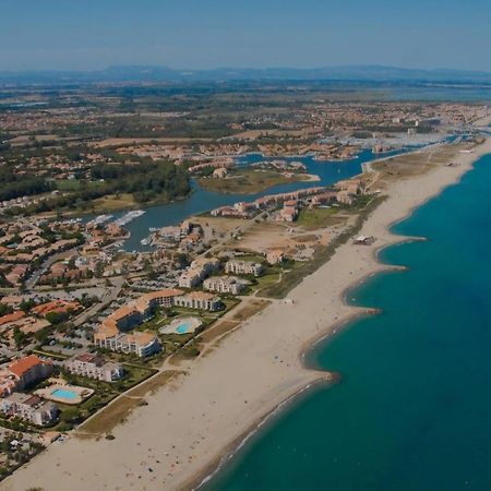 Studio Cozy En Bord De Plage Avec Vue Mer Et Wifi Canet-en-Roussillon Exterior photo