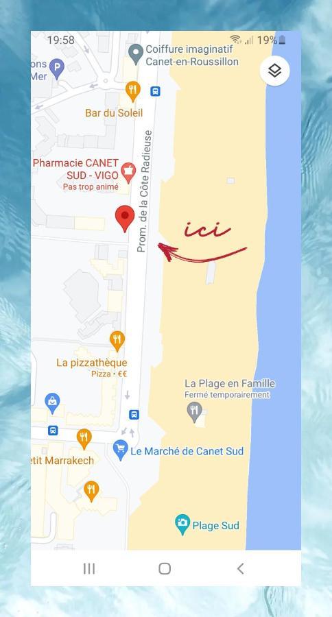 Studio Cozy En Bord De Plage Avec Vue Mer Et Wifi Canet-en-Roussillon Exterior photo