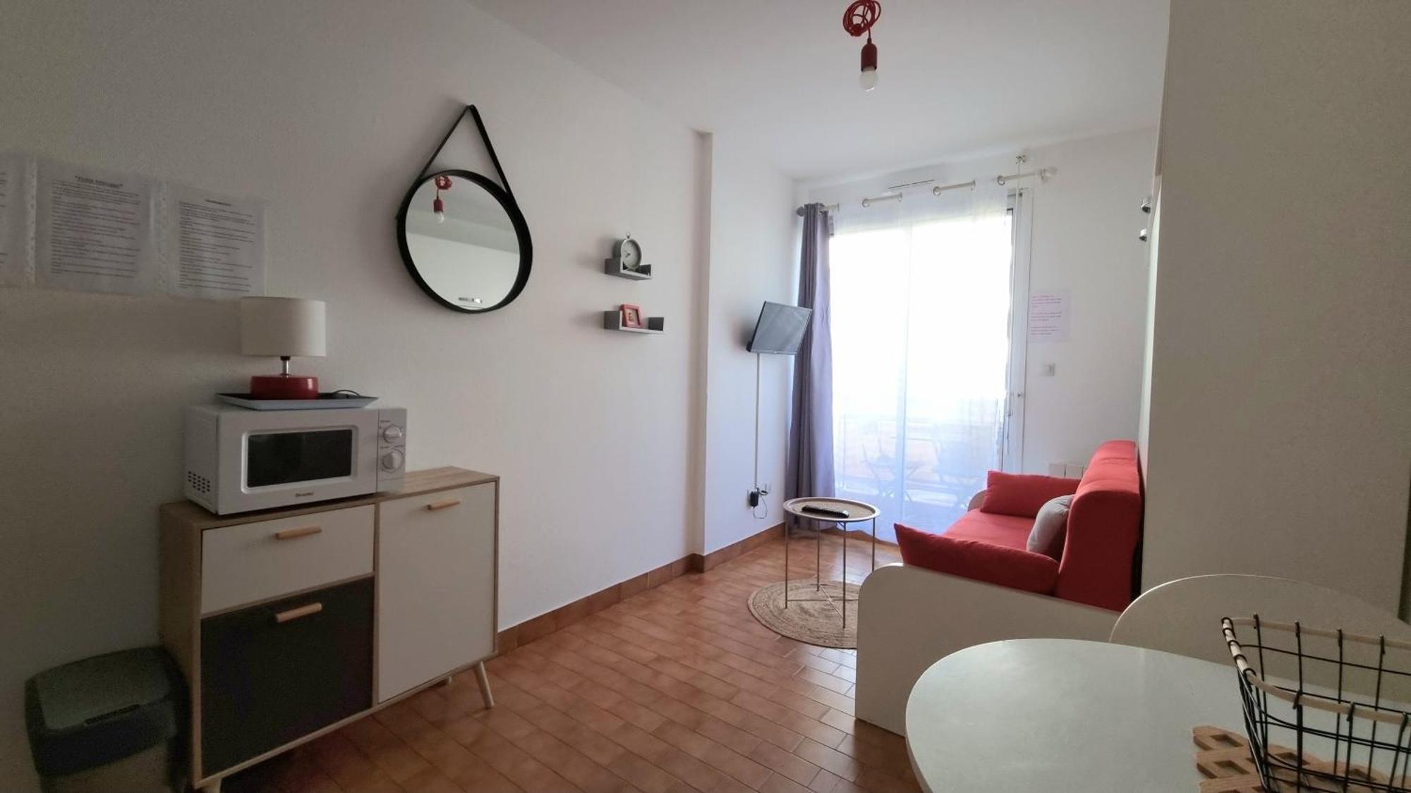 Studio Cozy En Bord De Plage Avec Vue Mer Et Wifi Canet-en-Roussillon Exterior photo