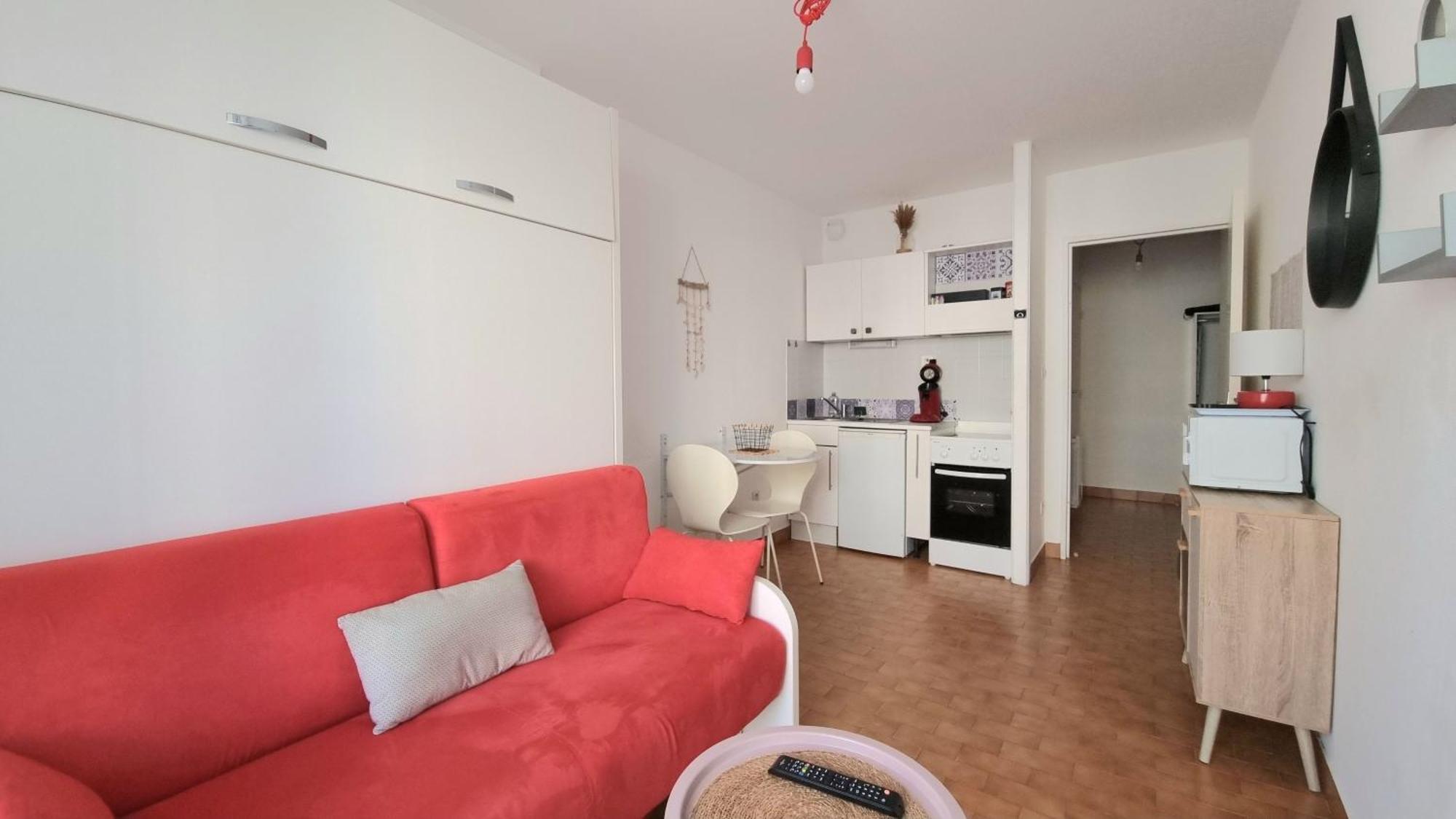 Studio Cozy En Bord De Plage Avec Vue Mer Et Wifi Canet-en-Roussillon Exterior photo